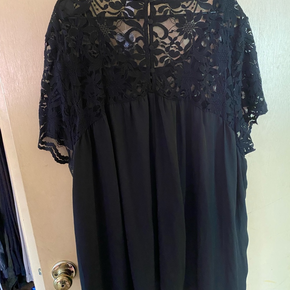Black Lace Top by Torrid